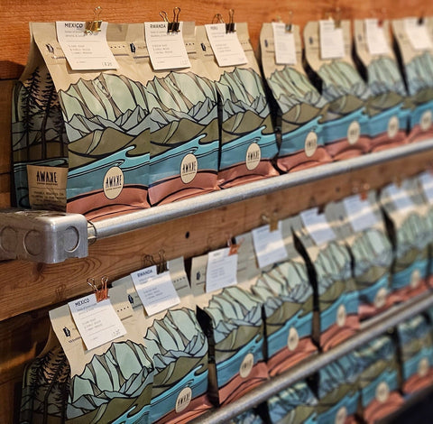 Kawa Coffee's Custom 12 oz Block Bottom Pouch